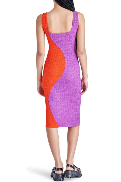 【新品タグ付】Two-tone Twinkle Knit Dress TWO TONE MIDI DRESS – SOMETHINGchic Clothing