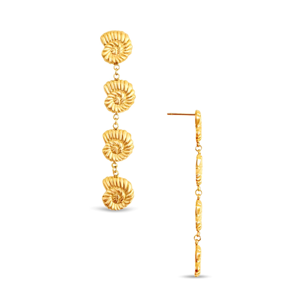 SHELL DROP EARRINGS