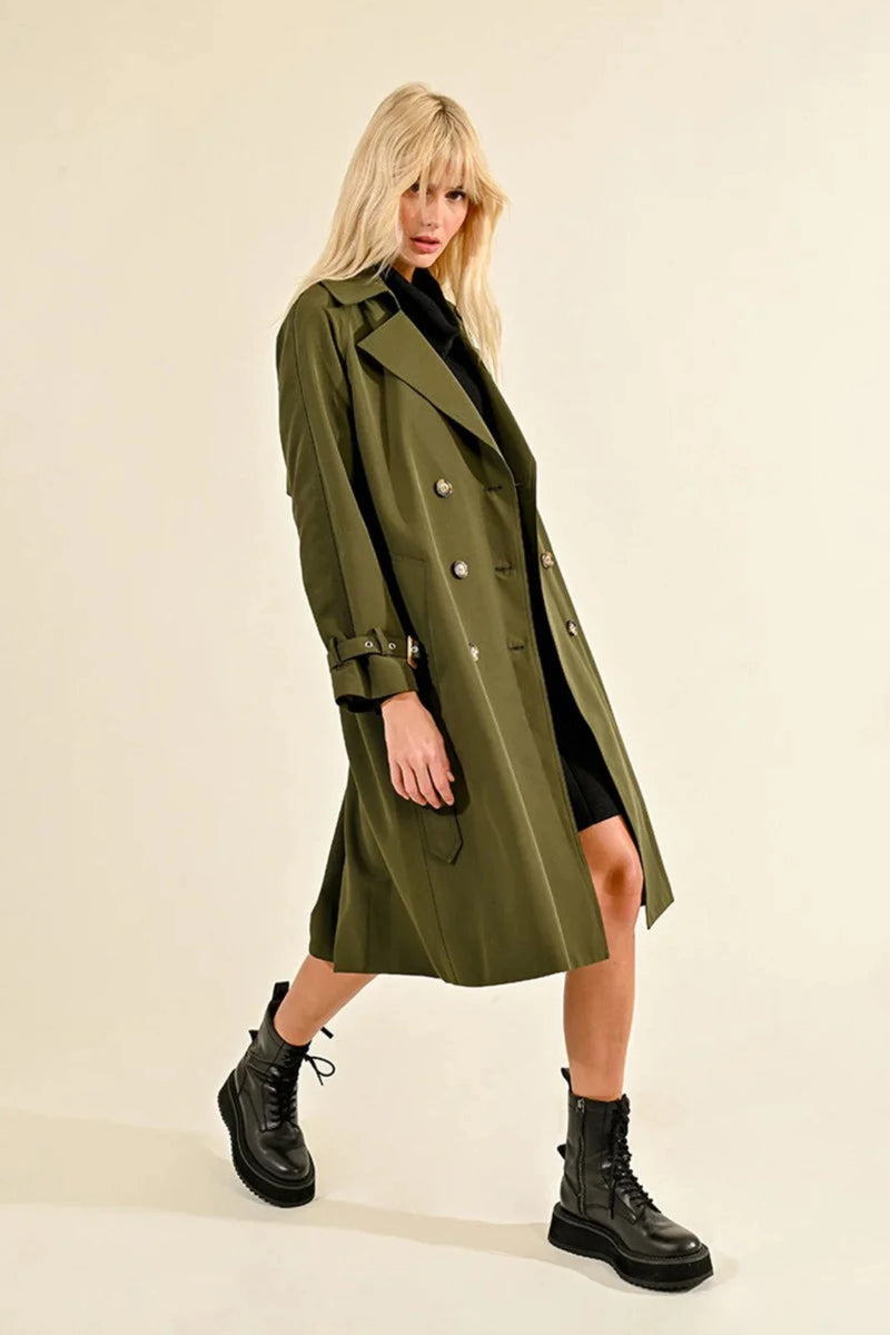 BELTED TRENCH COAT