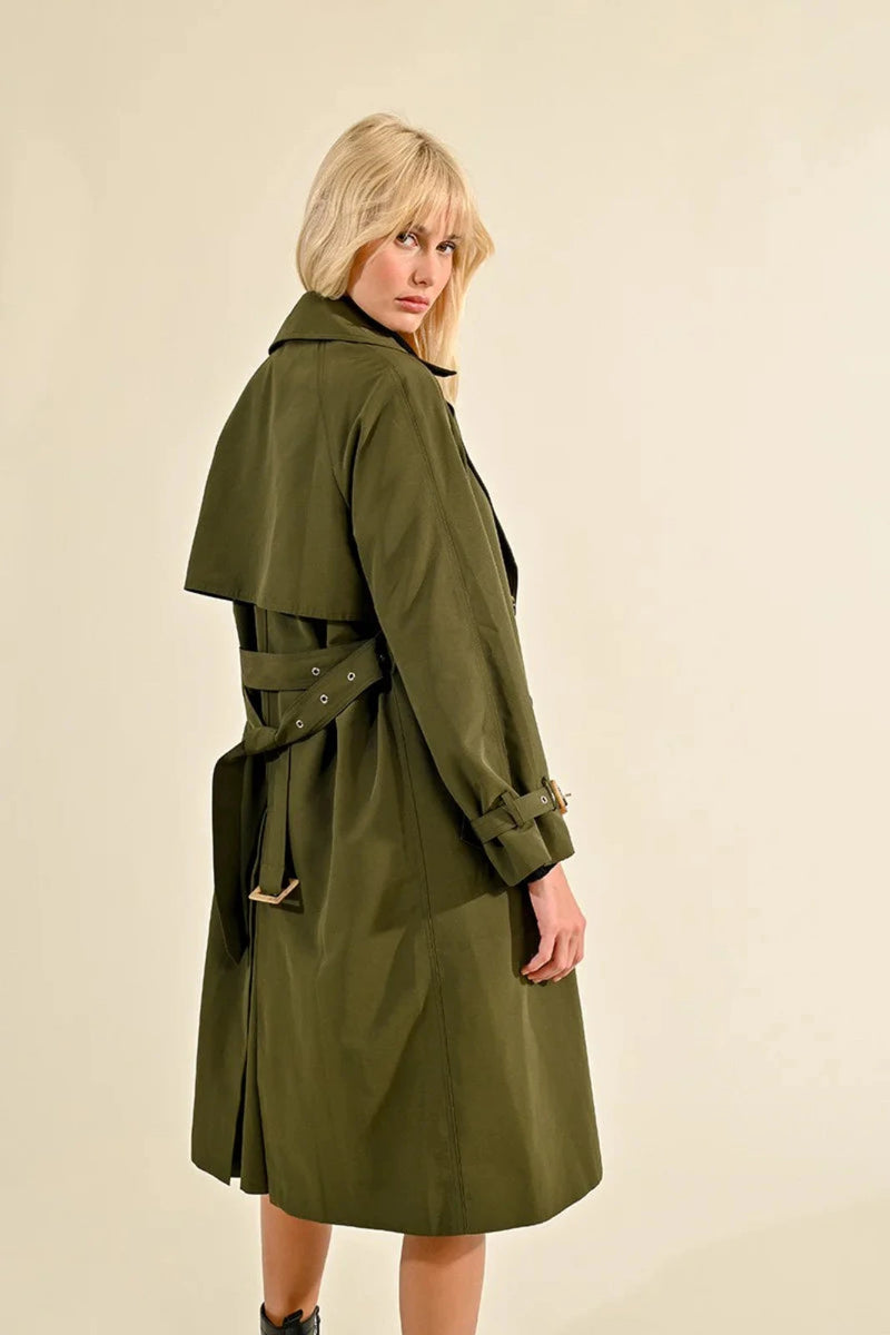 BELTED TRENCH COAT