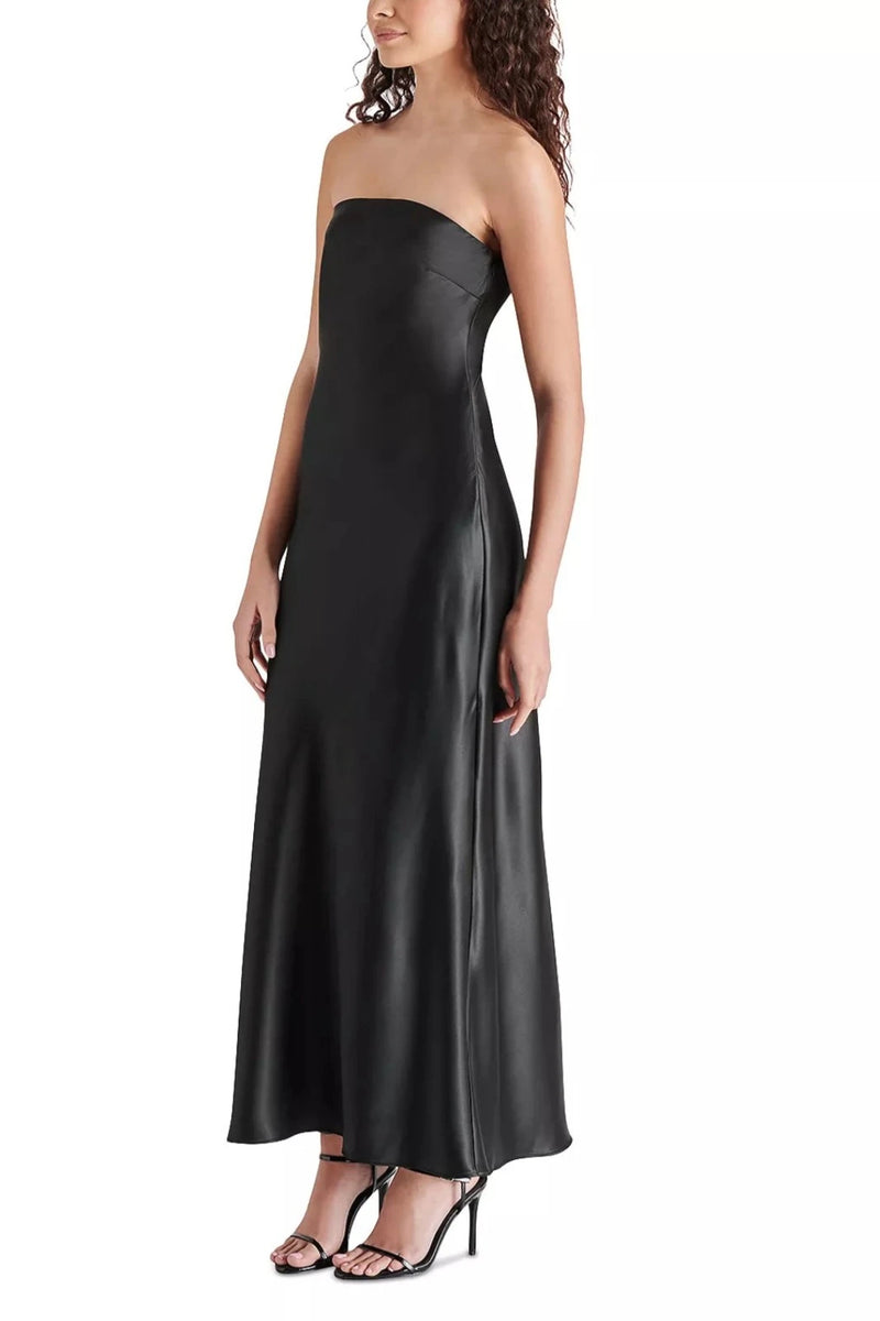 STRAPLESS SLIP MAXI DRESS