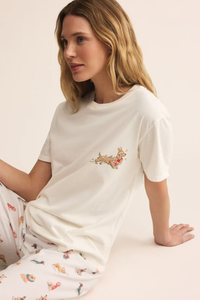 HOLIDAY DOG BOYFRIEND TEE