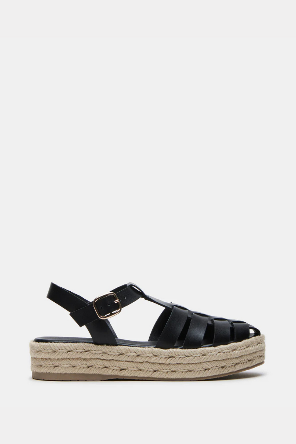 steve madden marlin sandal in black