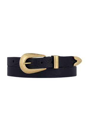 ADRIE SKINNY LEATHER BELT