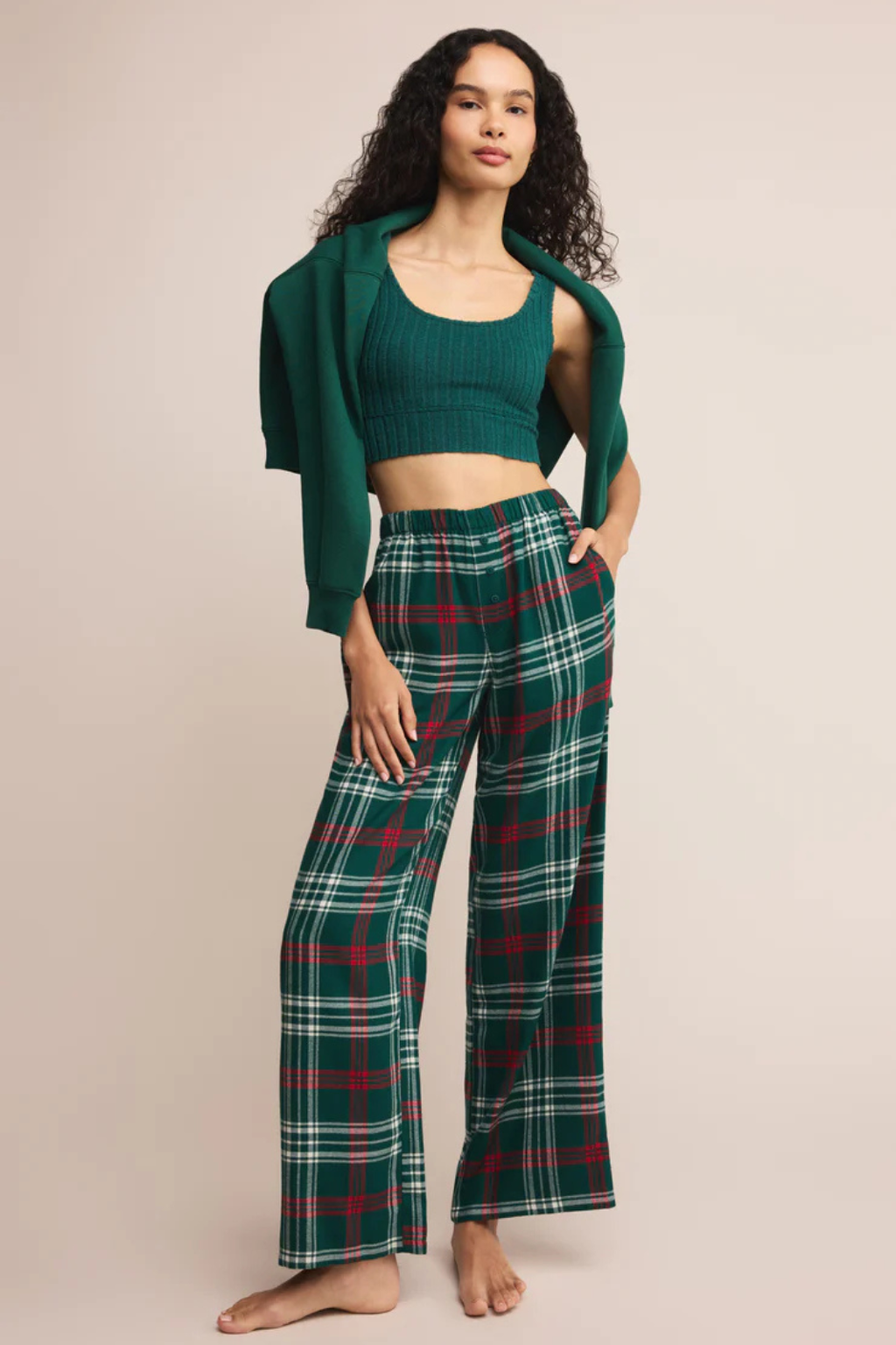 PLAID LOUNGE PANT