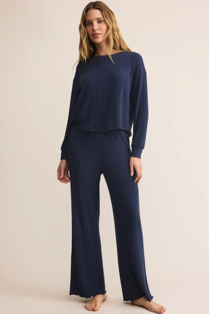 SMOCKED LOUNGE PANT