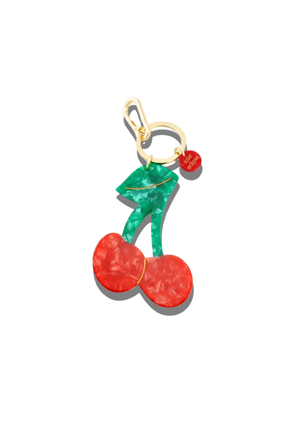 CHERRY BAG CHARM + KEYCHAIN
