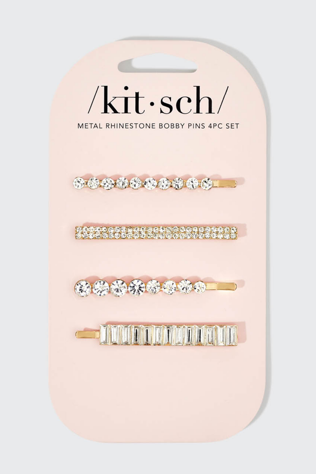 RHINESTONE BOBBY PINS SET