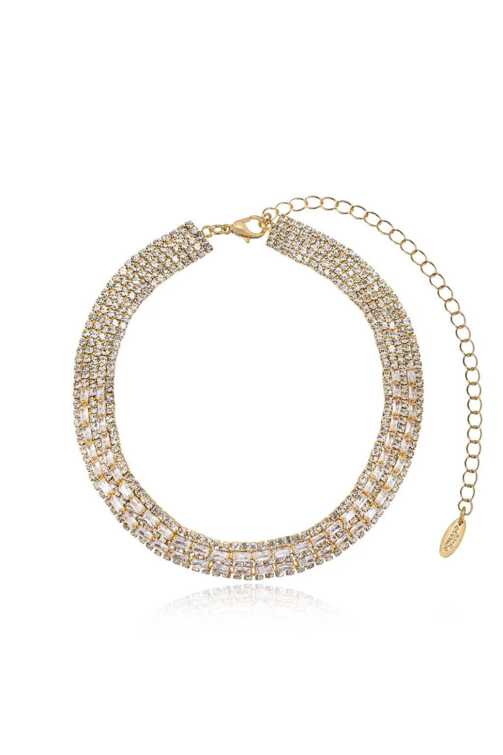 CRYSTAL CHOKER NEKLACE