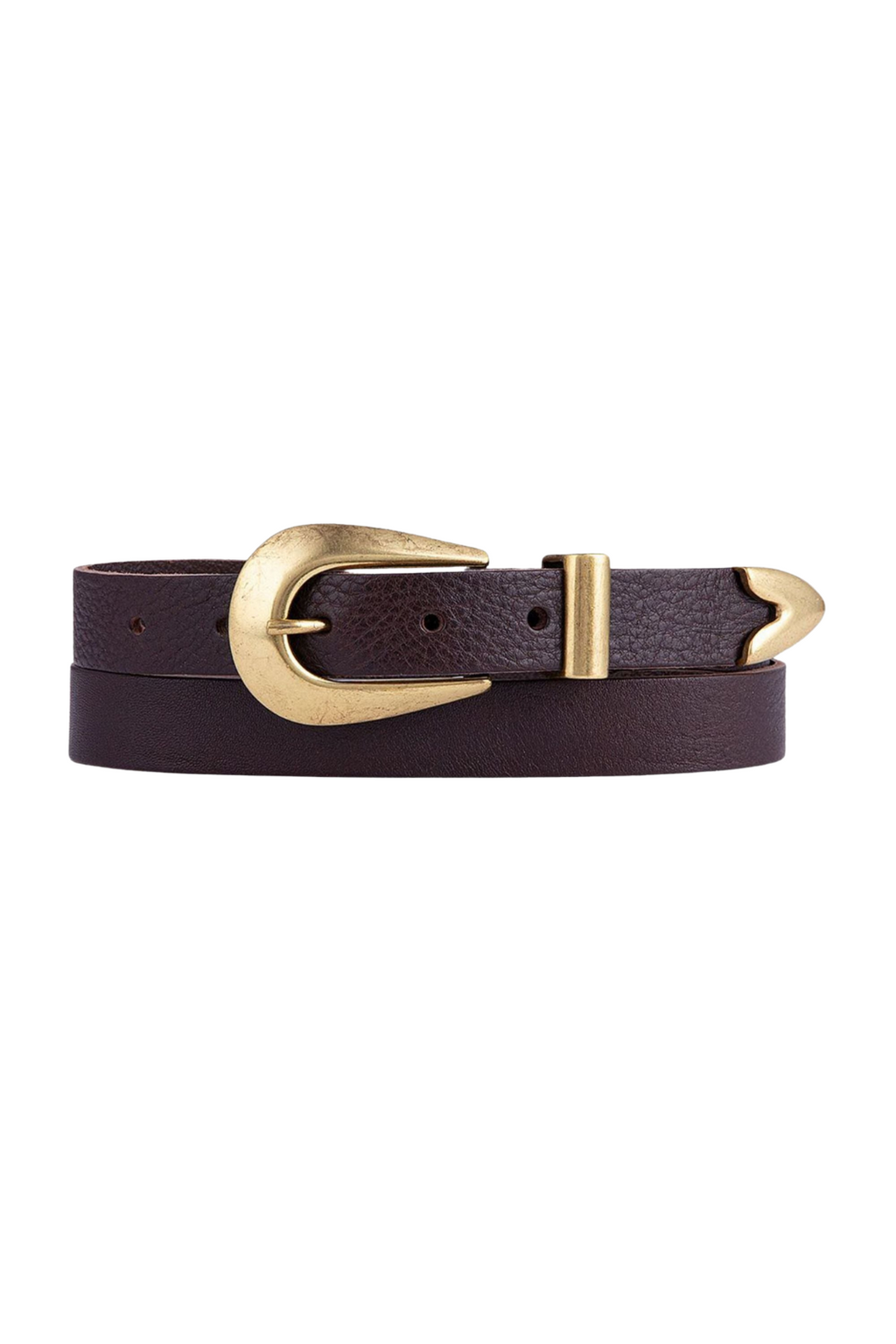 ADRIE SKINNY LEATHER BELT