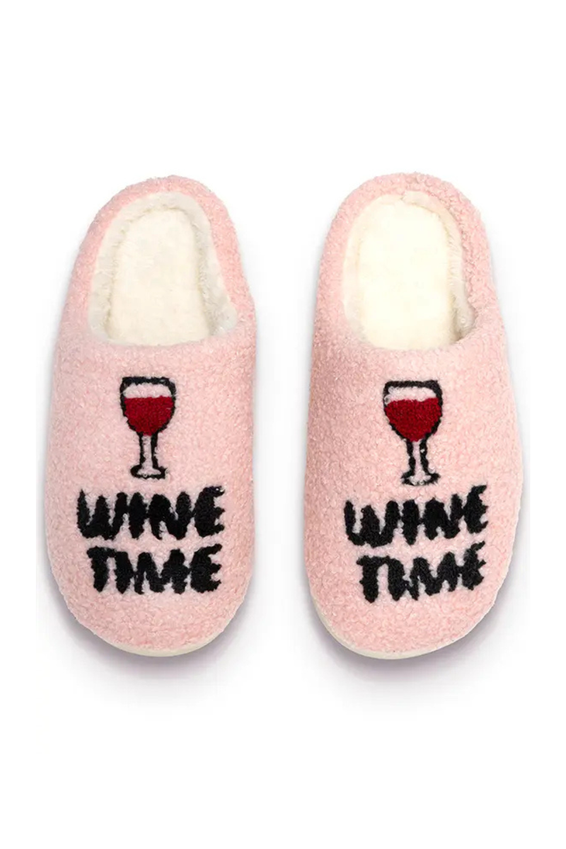 WINE TIME SLIPPERS
