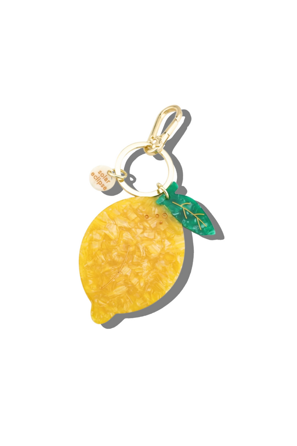 LEMON BAG CHARM + KEYCHAIN