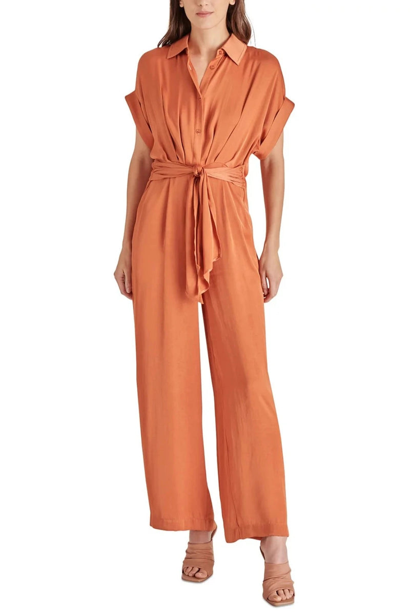 TIE WAIST JUMPSUIT