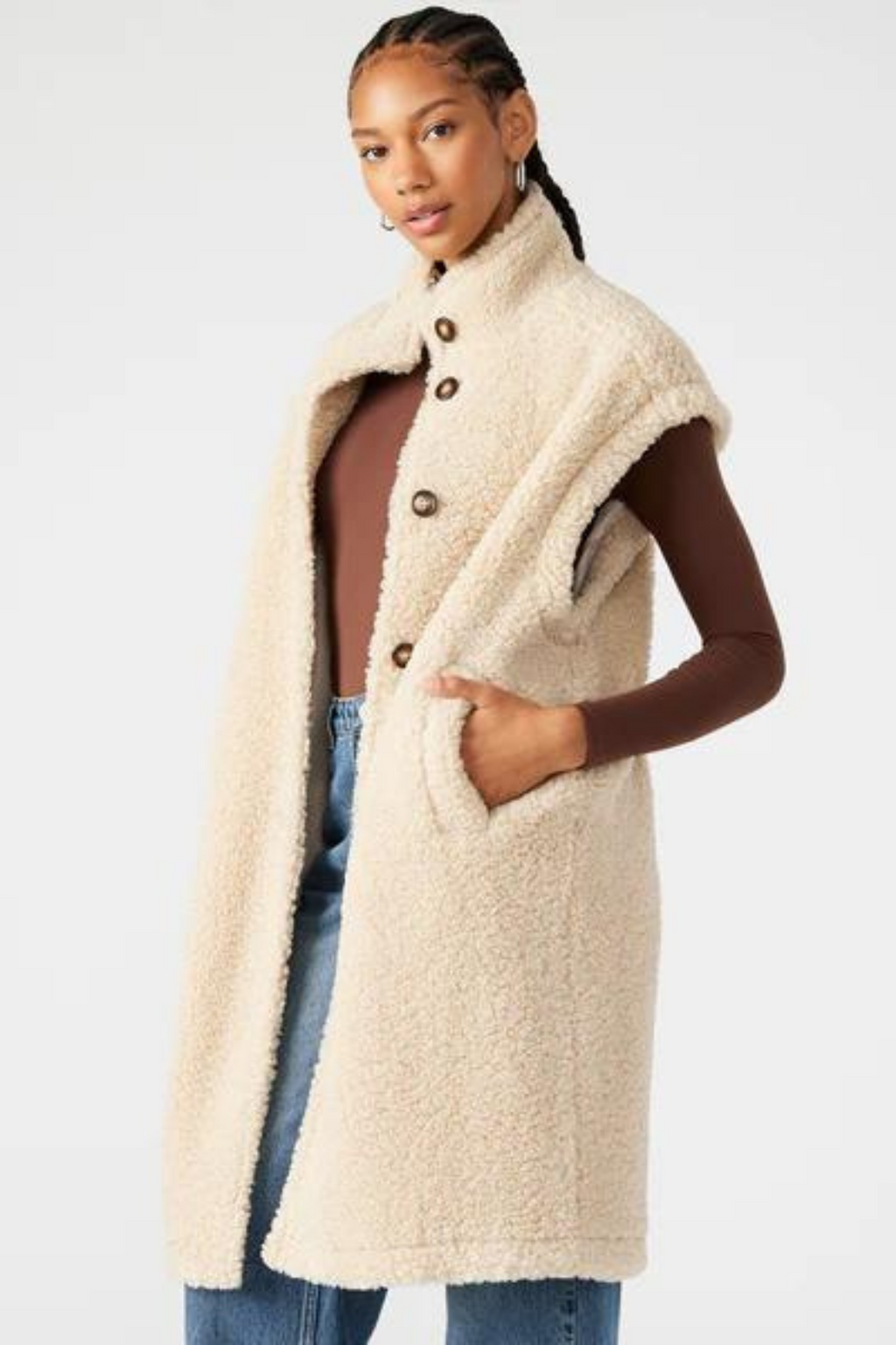 OVERSIZED SHERPA VEST