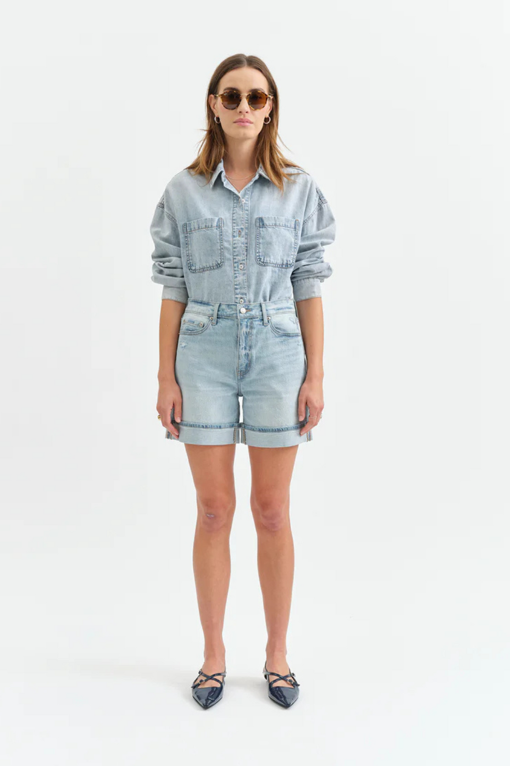 EASY RIDER MID RISE CUFFED SHORT