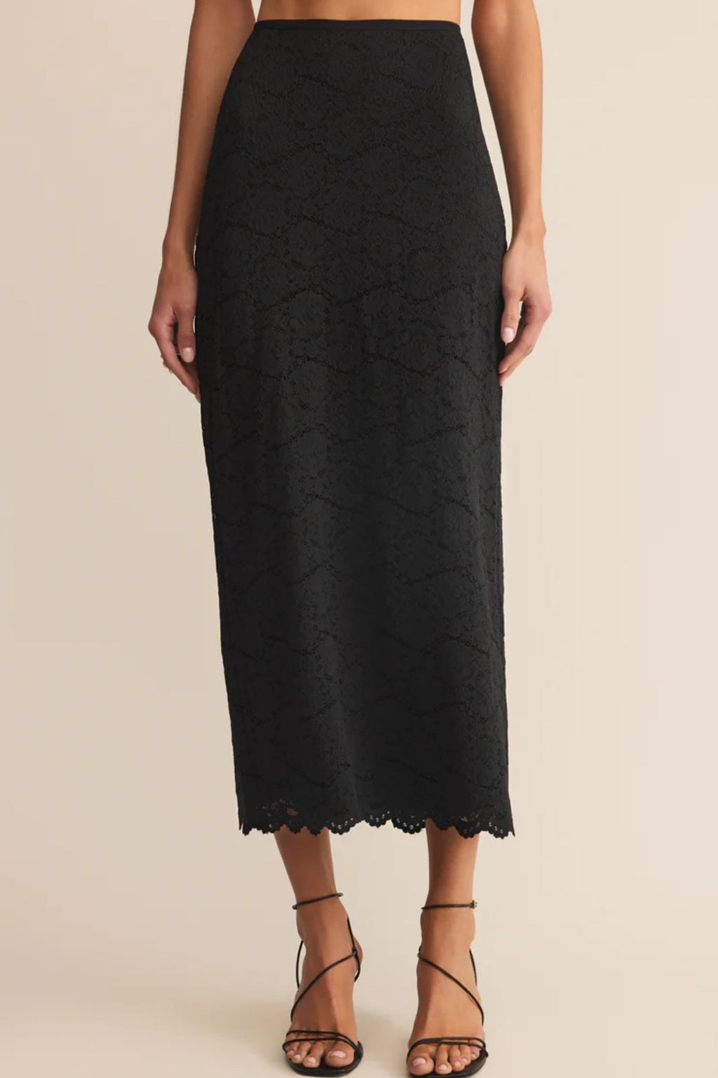 LACE MIDI SKIRT