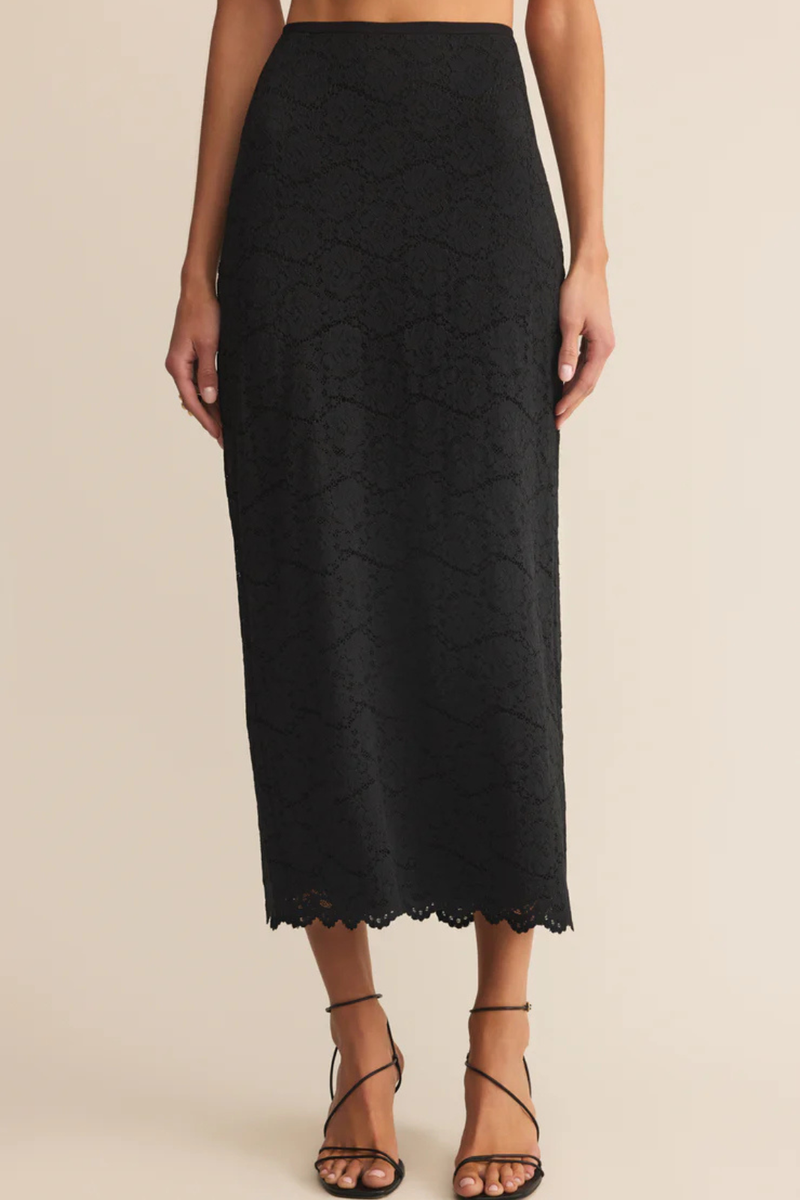 LACE MIDI SKIRT