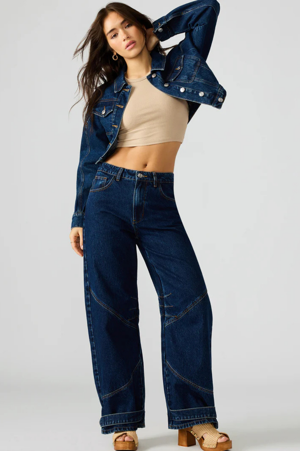 CROPPED DENIM JACKET