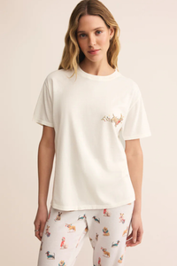 HOLIDAY DOG BOYFRIEND TEE