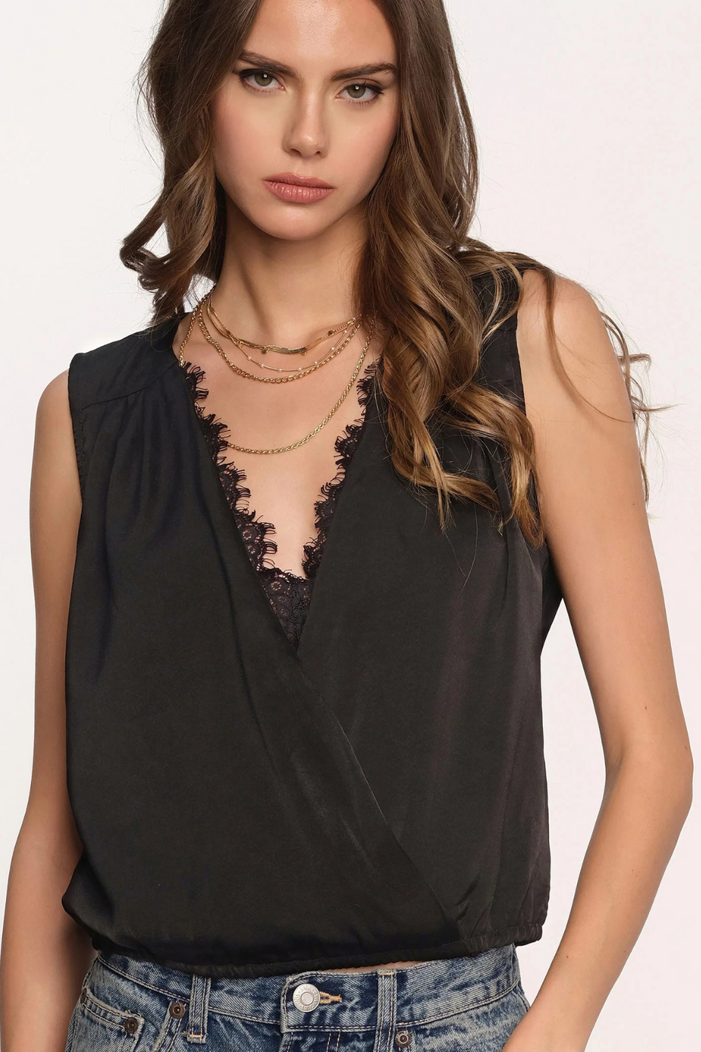 LACE TRIM TANK TOP