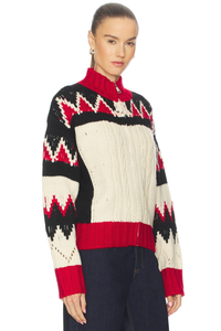 PATTERNED SWEATER JACKET