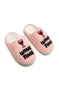 WINE TIME SLIPPERS