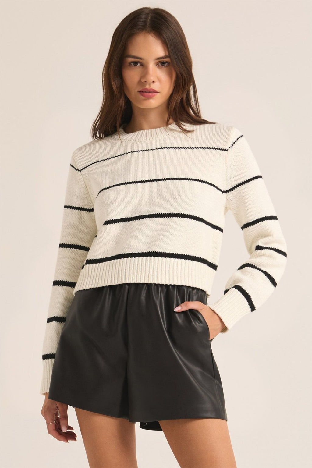 STRIPE KNIT SWEATER