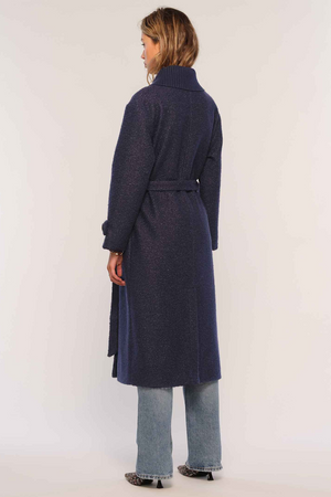 DOUBLE BREASTED MIDI COAT