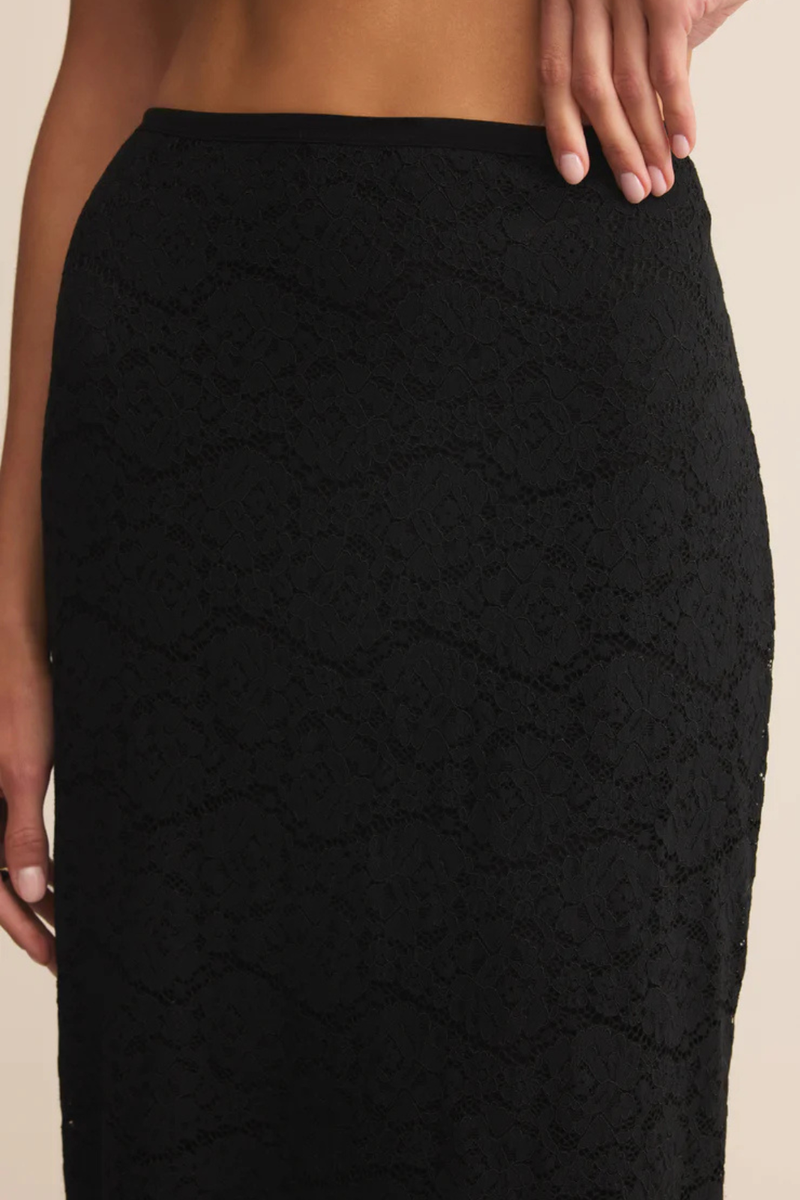 LACE MIDI SKIRT