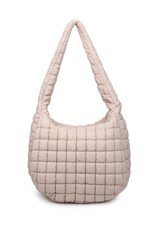 QUILTED PUFFER HOBO