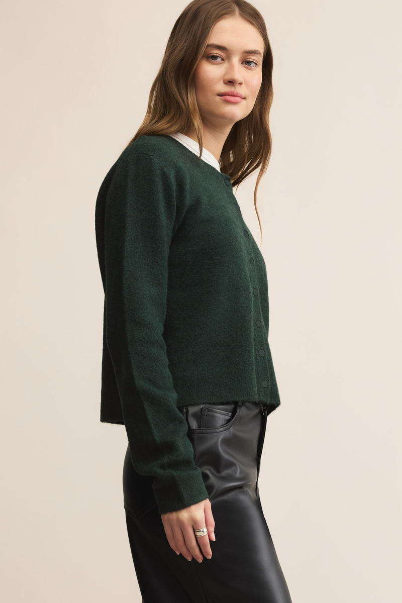 CREWNECK CARDIGAN
