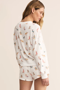 HOLIDAY DOG LONG SLEEVE TOP