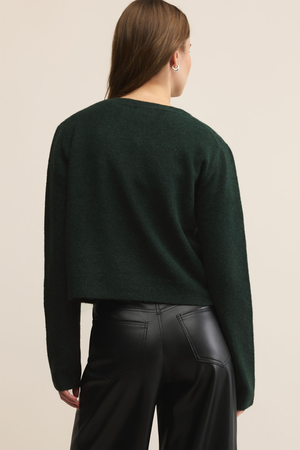 CREWNECK CARDIGAN
