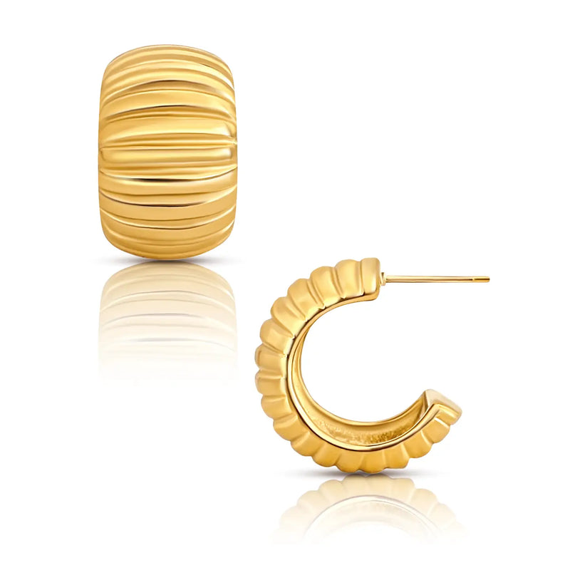 CHUNKY HOOP EARRING