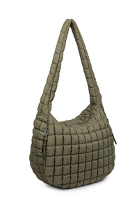 QUILTED PUFFER HOBO