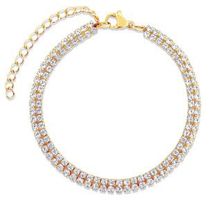 DOUBLE TENNIS BRACELET
