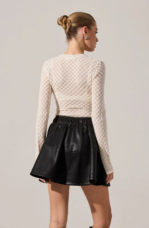 TEXTURED MESH TOP
