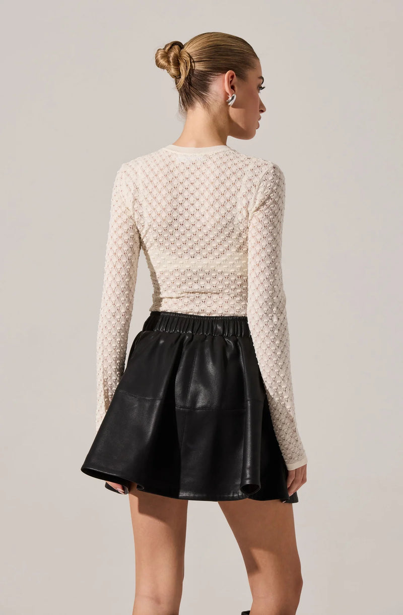 TEXTURED MESH TOP
