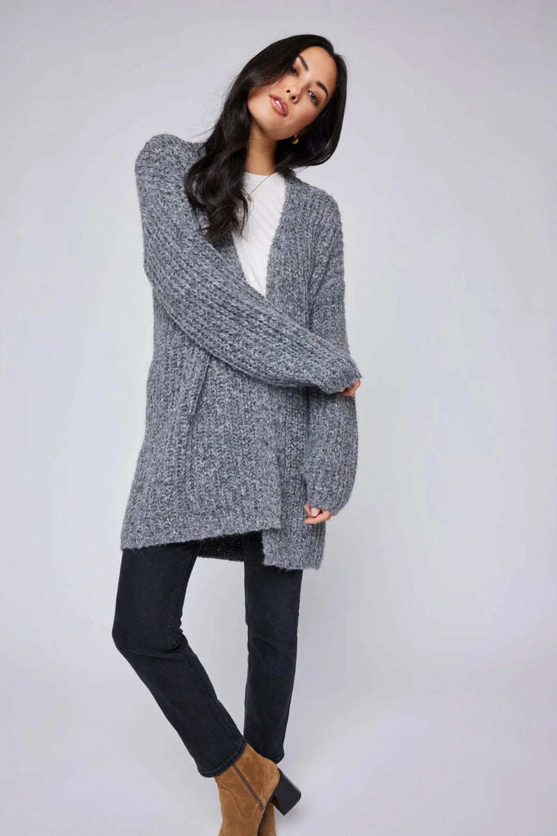 YARN KNIT CARDIGAN