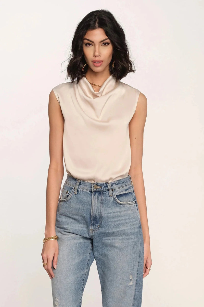 COWL NECK BODYSUIT