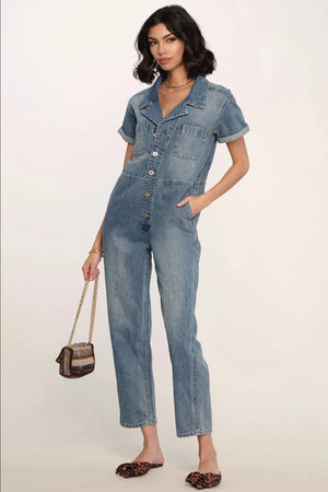 DENIM JUMPSUIT