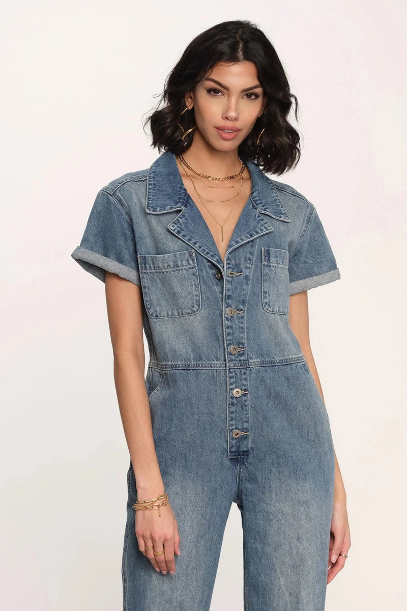 DENIM JUMPSUIT