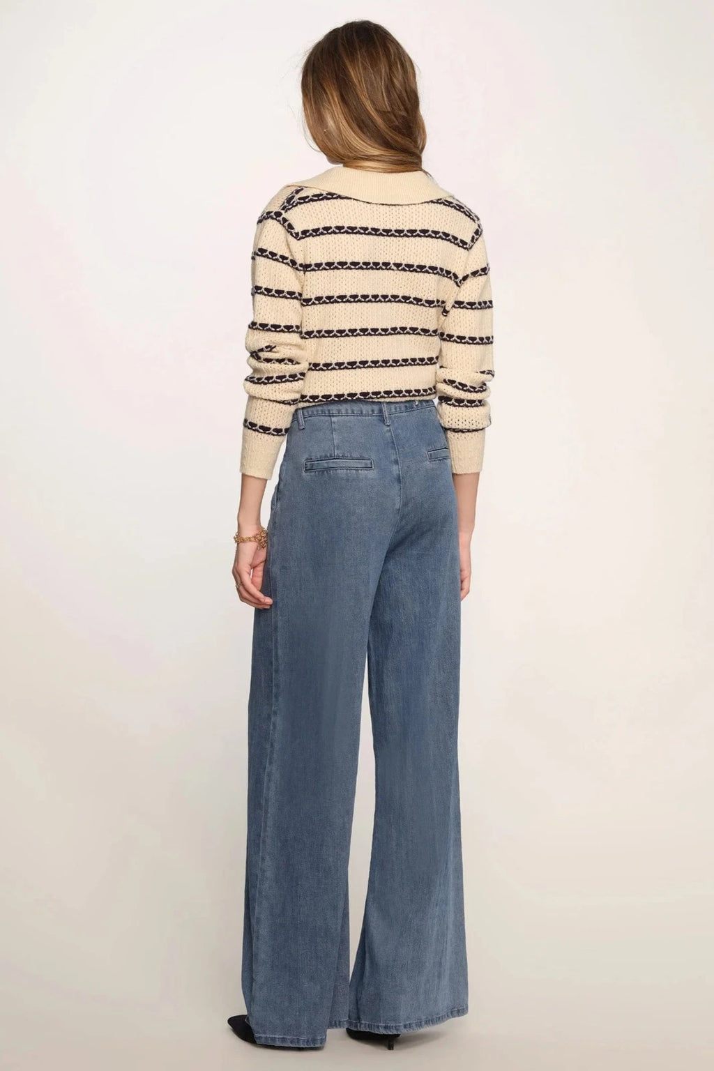 WIDE LEG DENIM PANT