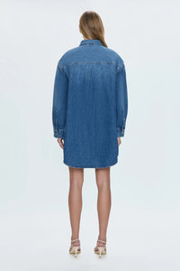 pistola elle denim shirt dress