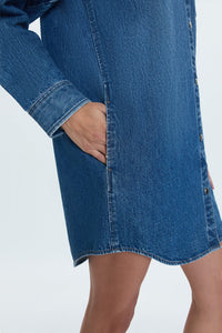 pistola elle denim shirt dress