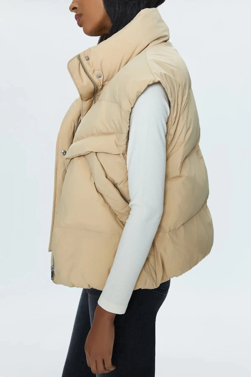 QUILTED PUFFER VEST