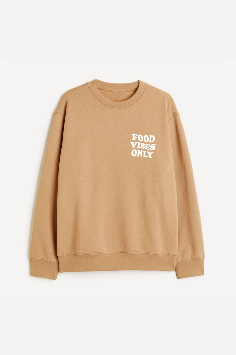 FOOD VIBES ONLY SWEATSHIRT