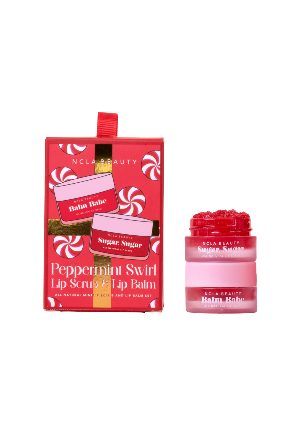 PEPPERMINT SWIRL LIP TREATMENT SET