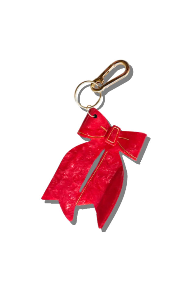 BOW BAG CHARM + KEYCHAIN