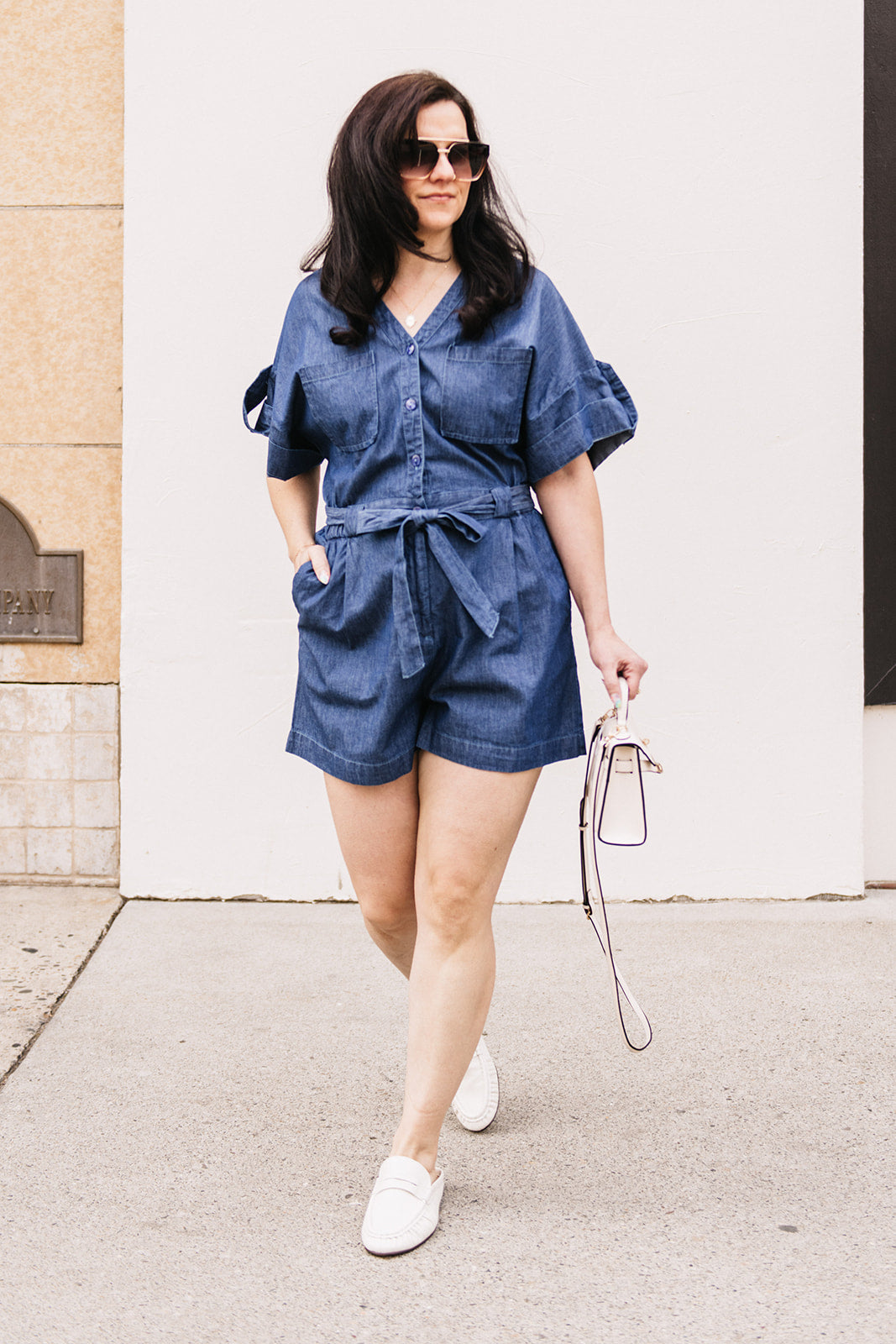 Denim Romper – Molly Bracken